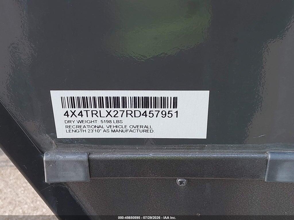 4X4TRLX27RD457951 2024 ROCKWOOD BY FOREST R MINI LITE SERIES M-2 photo no. 9