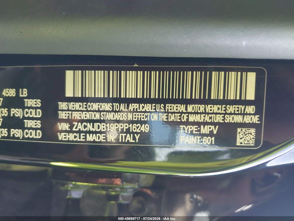ZACNJDB19PPP16249 2023 JEEP RENEGADE photo no. 9
