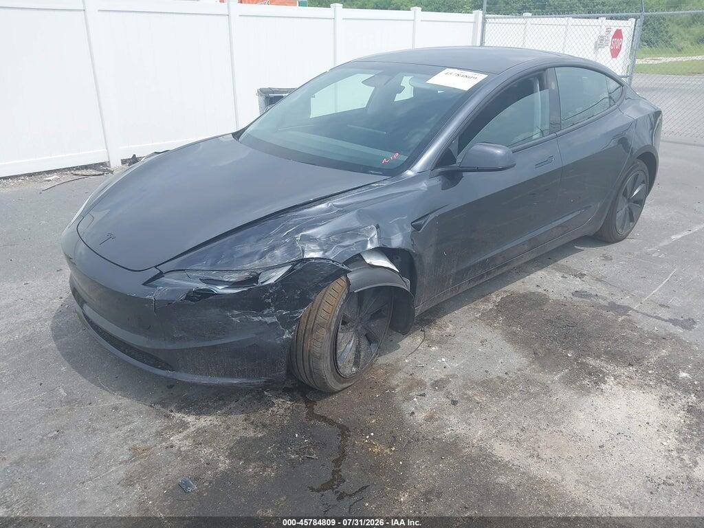 5YJ3E1EAXTF117774 2026 TESLA MODEL 3 photo no. 2