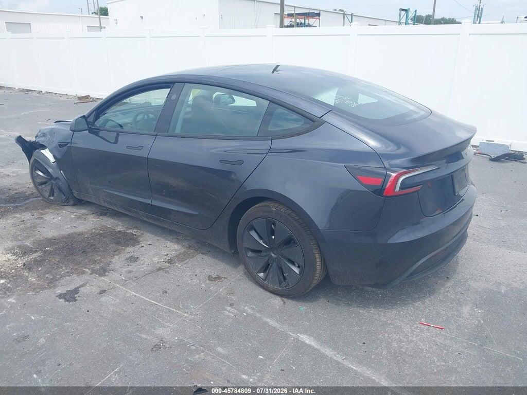 5YJ3E1EAXTF117774 2026 TESLA MODEL 3 photo no. 3