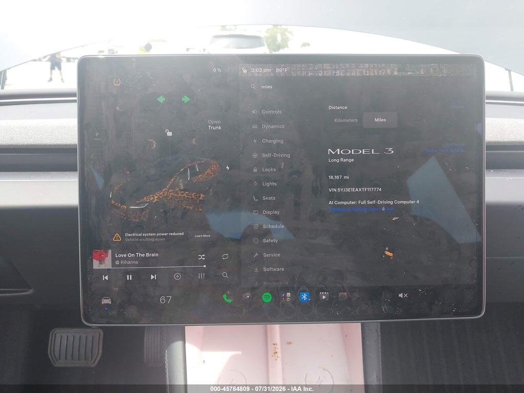 5YJ3E1EAXTF117774 2026 TESLA MODEL 3 photo no. 7