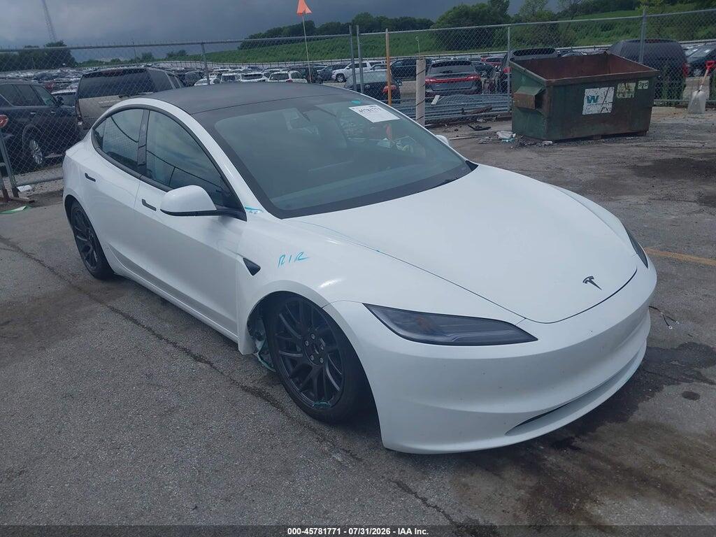 5YJ3E1EA7TF190942 2026 TESLA MODEL 3 photo no. 1
