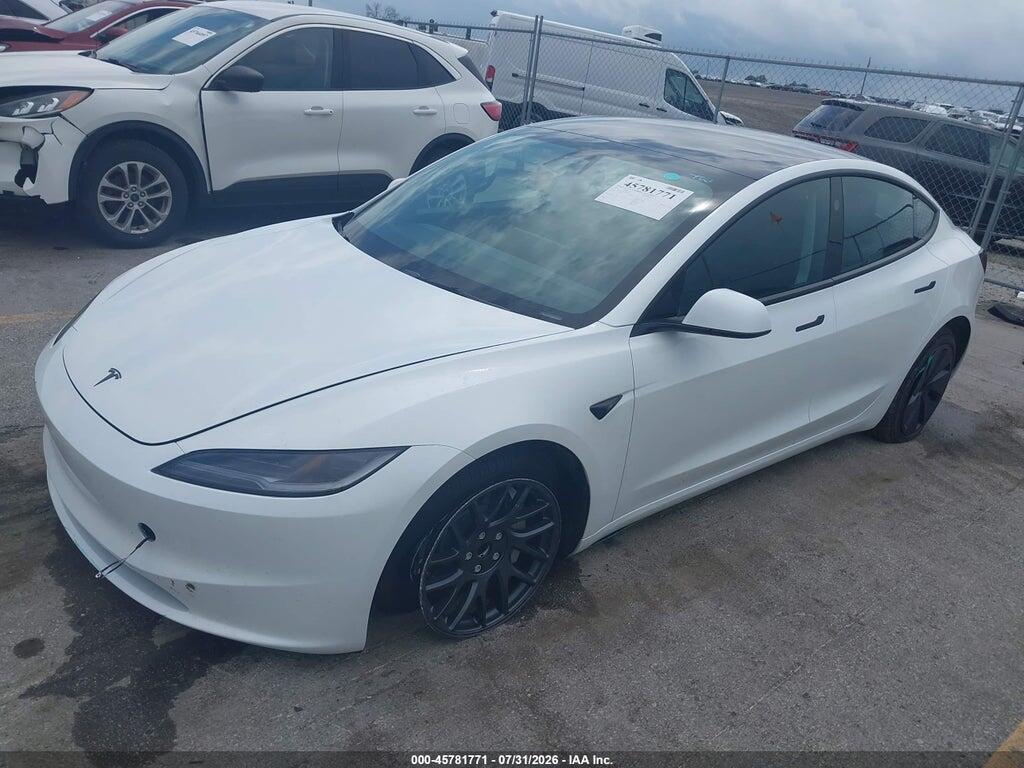 5YJ3E1EA7TF190942 2026 TESLA MODEL 3 photo no. 2