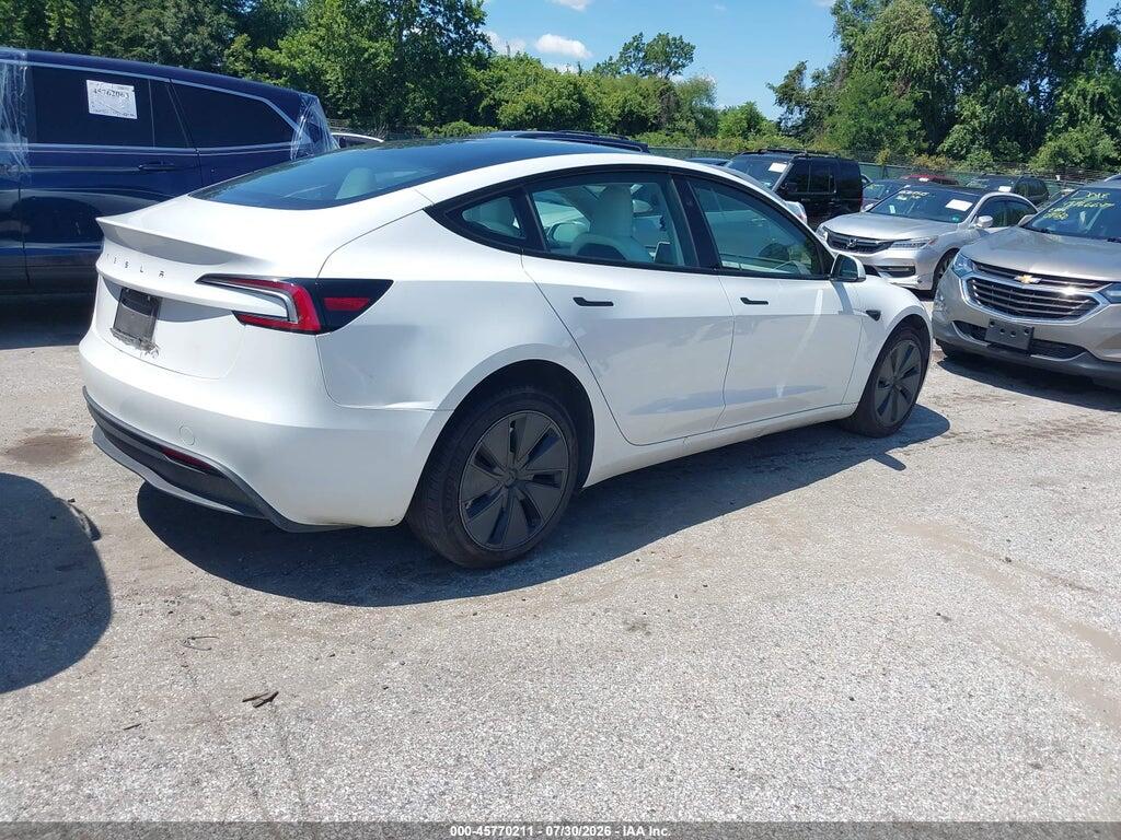 5YJ3E1EA3TF125876 2026 TESLA MODEL 3 photo no. 4