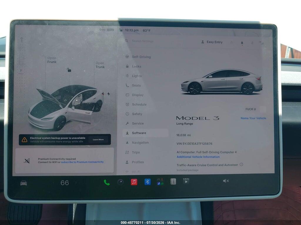 5YJ3E1EA3TF125876 2026 TESLA MODEL 3 photo no. 7