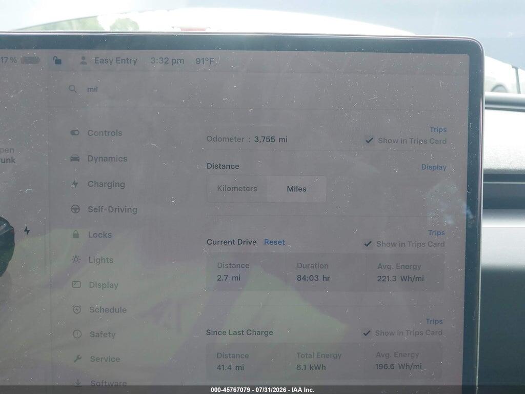 5YJ3E1EA1TF167396 2026 TESLA MODEL 3 photo no. 7
