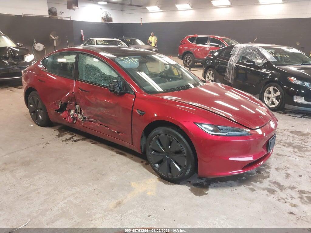 5YJ3E1EA6TF134586 2026 TESLA MODEL 3 photo no. 1