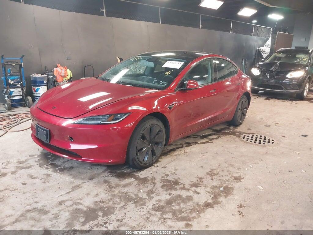 5YJ3E1EA6TF134586 2026 TESLA MODEL 3 photo no. 2