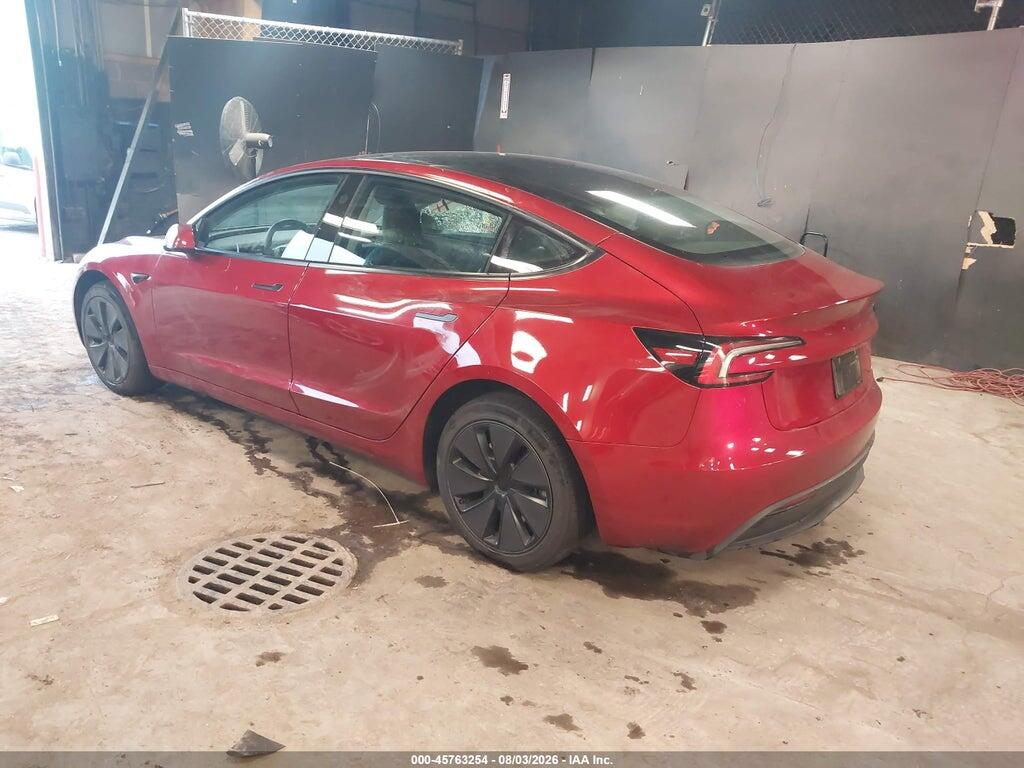 5YJ3E1EA6TF134586 2026 TESLA MODEL 3 photo no. 3