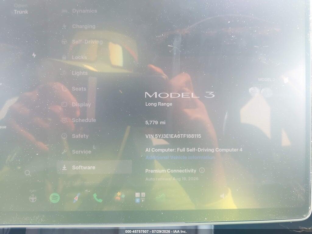 5YJ3E1EA6TF188115 2026 TESLA MODEL 3 photo no. 7