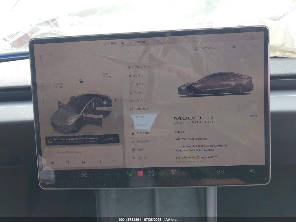 5YJ3E1EB4TF206765 2026 TESLA MODEL 3 photo no. 7