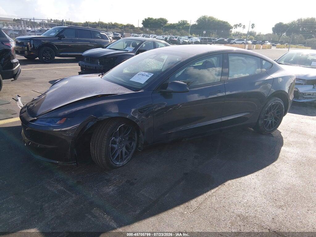5YJ3E1EA2TF158609 2026 TESLA MODEL 3 photo no. 2