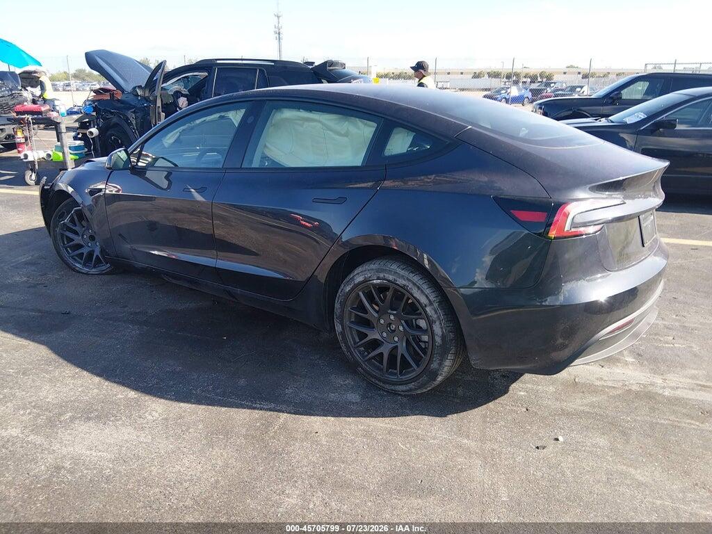 5YJ3E1EA2TF158609 2026 TESLA MODEL 3 photo no. 3
