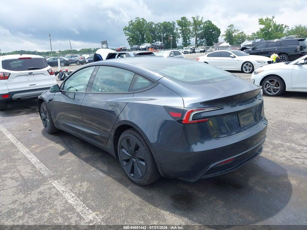 5YJ3E1EA3TF138675 2026 TESLA MODEL 3 photo no. 3