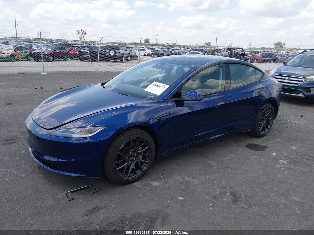 5YJ3E1EA4TF143609 2026 TESLA MODEL 3 photo no. 2