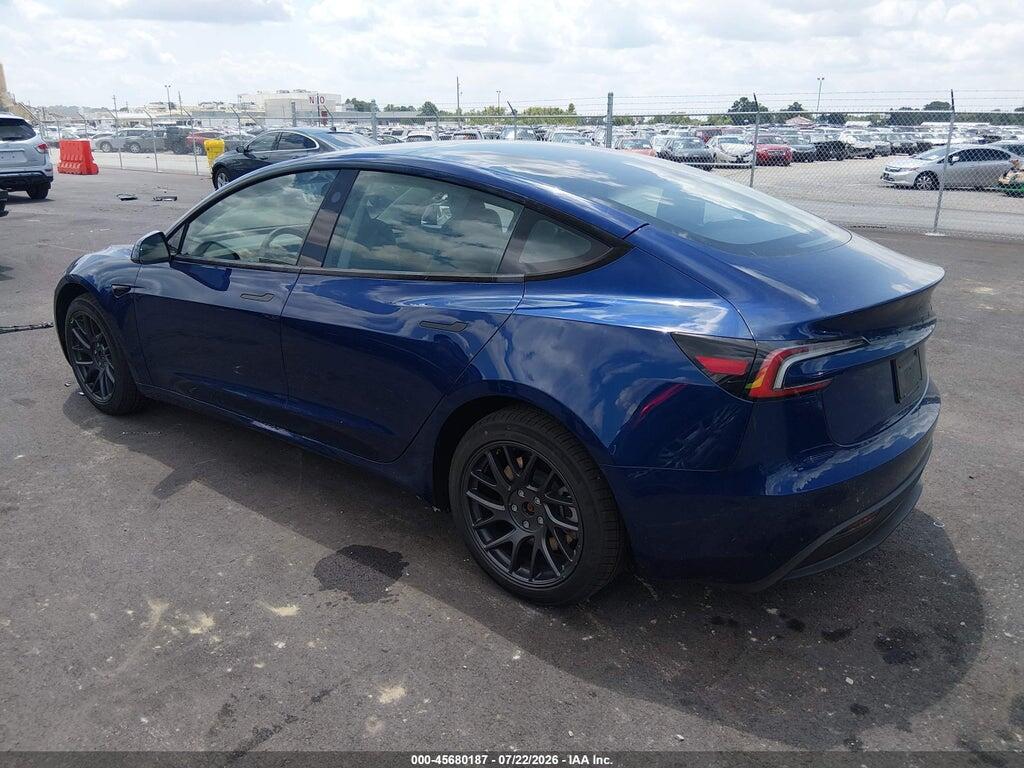 5YJ3E1EA4TF143609 2026 TESLA MODEL 3 photo no. 3