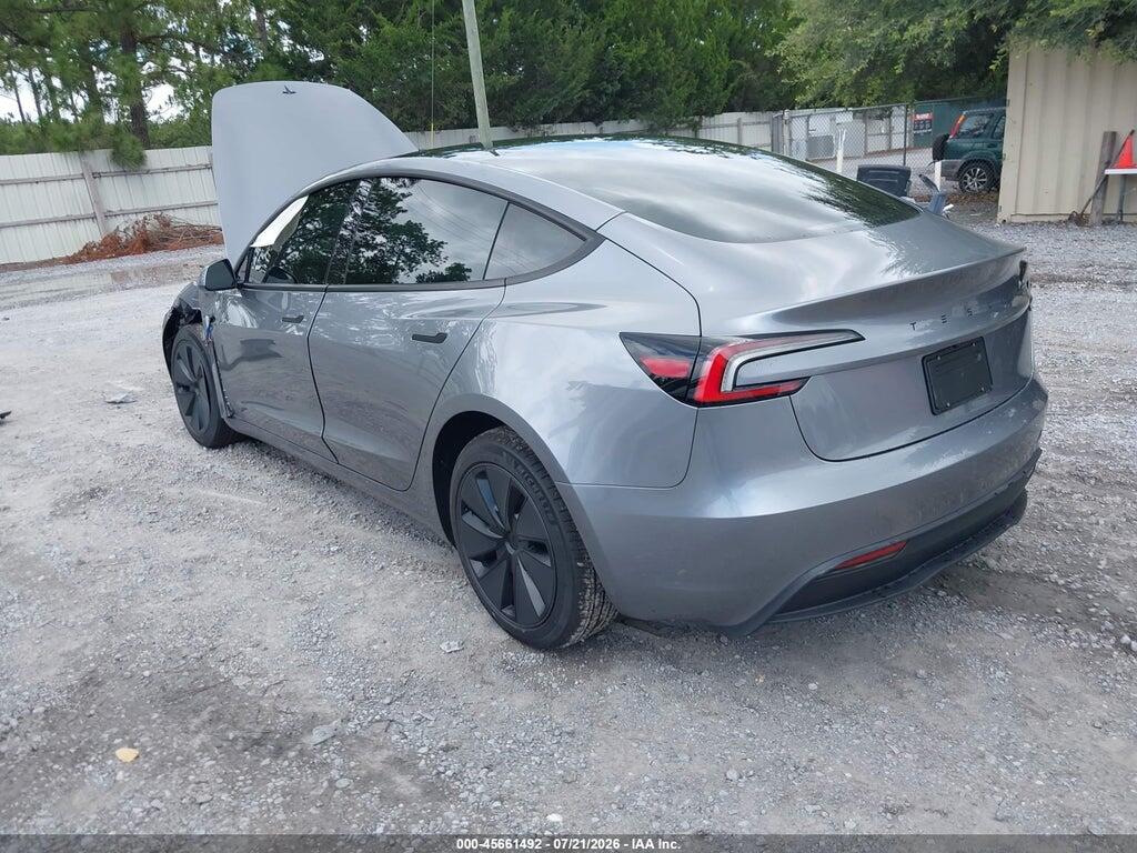5YJ3E1EA6TF175378 2026 TESLA MODEL 3 photo no. 3
