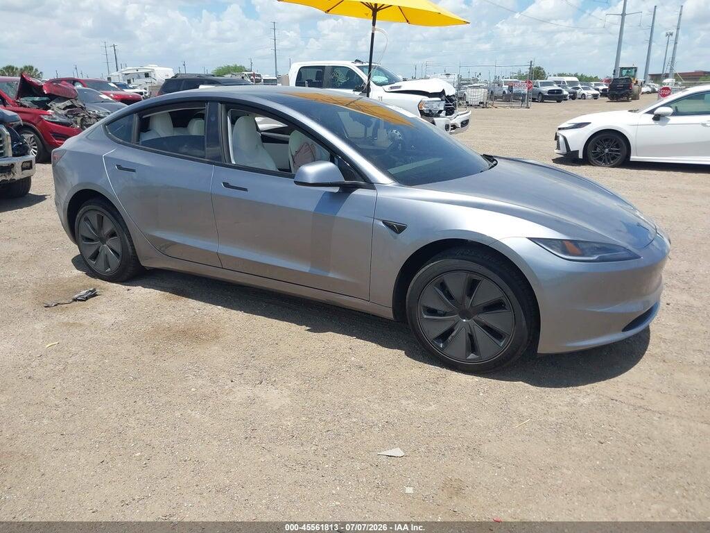 5YJ3E1EAXTF195682 2026 TESLA MODEL 3 photo no. 1