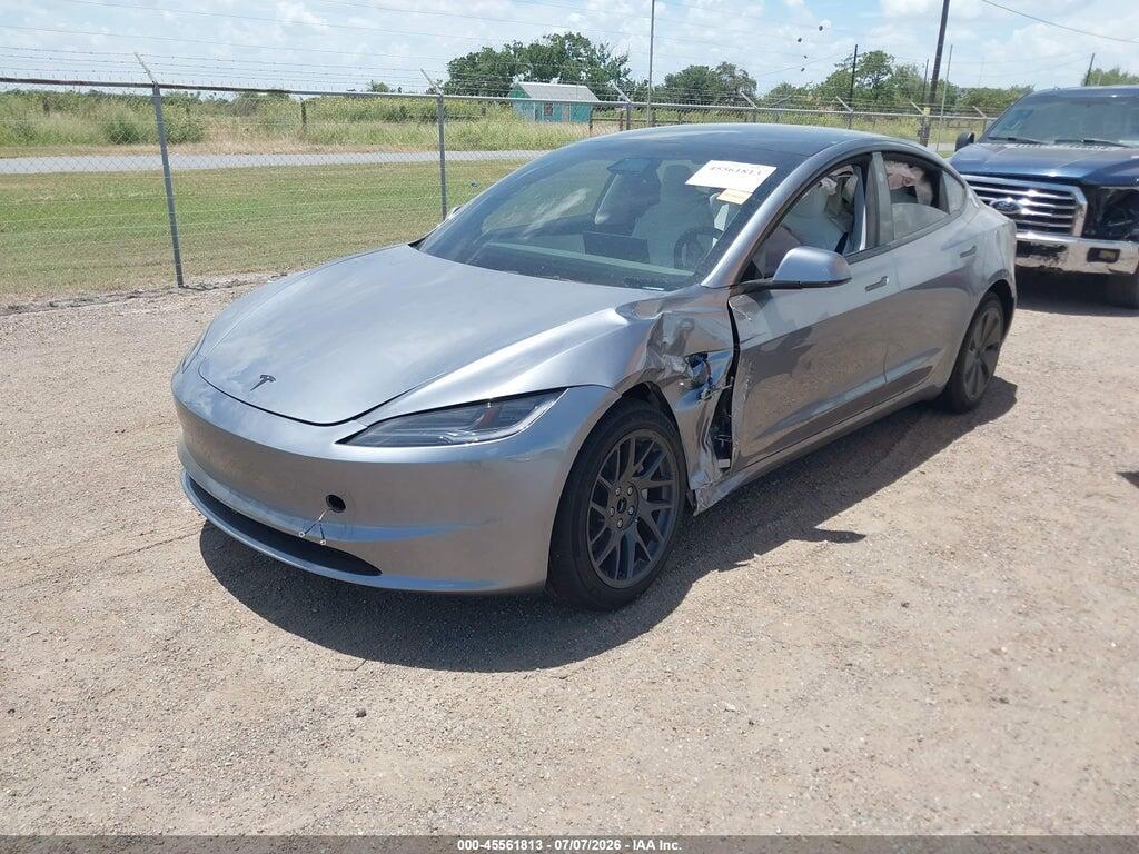 5YJ3E1EAXTF195682 2026 TESLA MODEL 3 photo no. 2