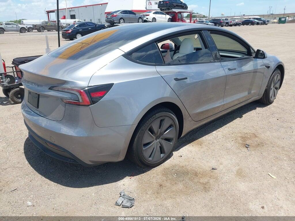5YJ3E1EAXTF195682 2026 TESLA MODEL 3 photo no. 4