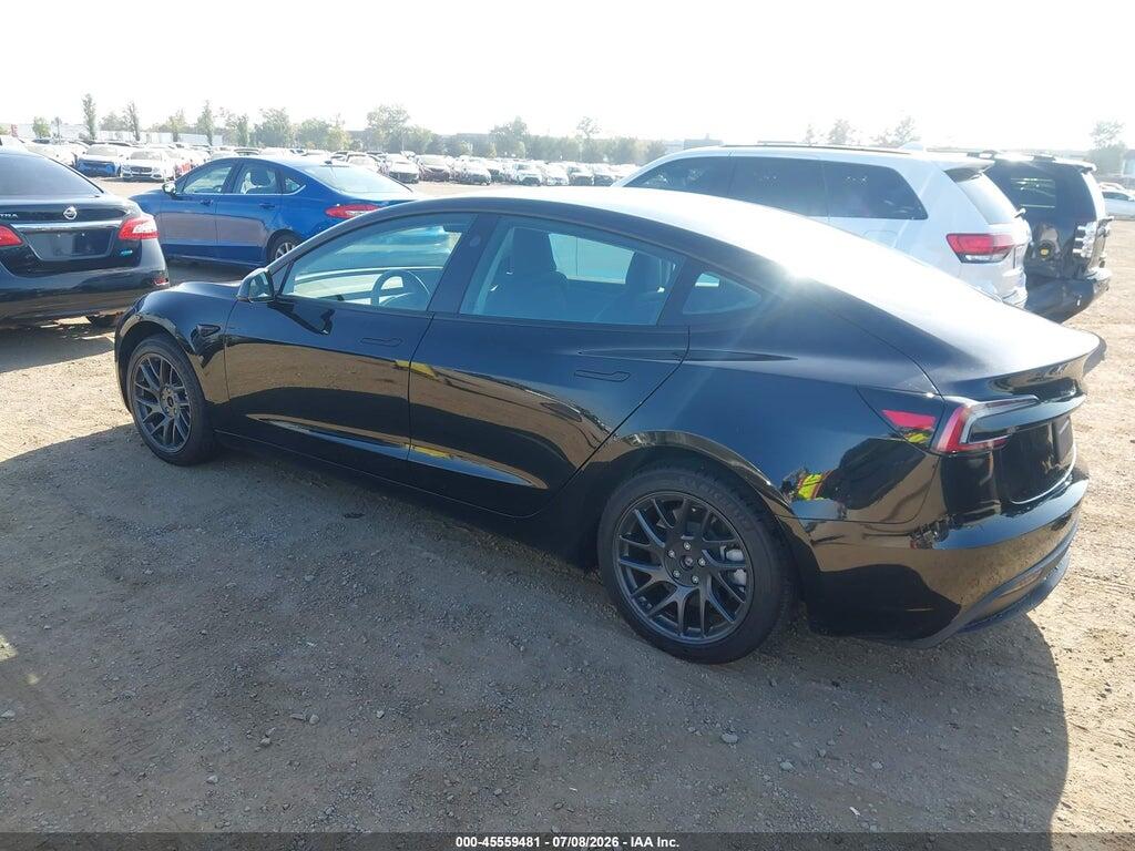 5YJ3E1EAXTF138818 2026 TESLA MODEL 3 photo no. 3