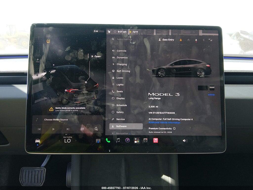 5YJ3E1EA3TF163009 2026 TESLA MODEL 3 photo no. 7