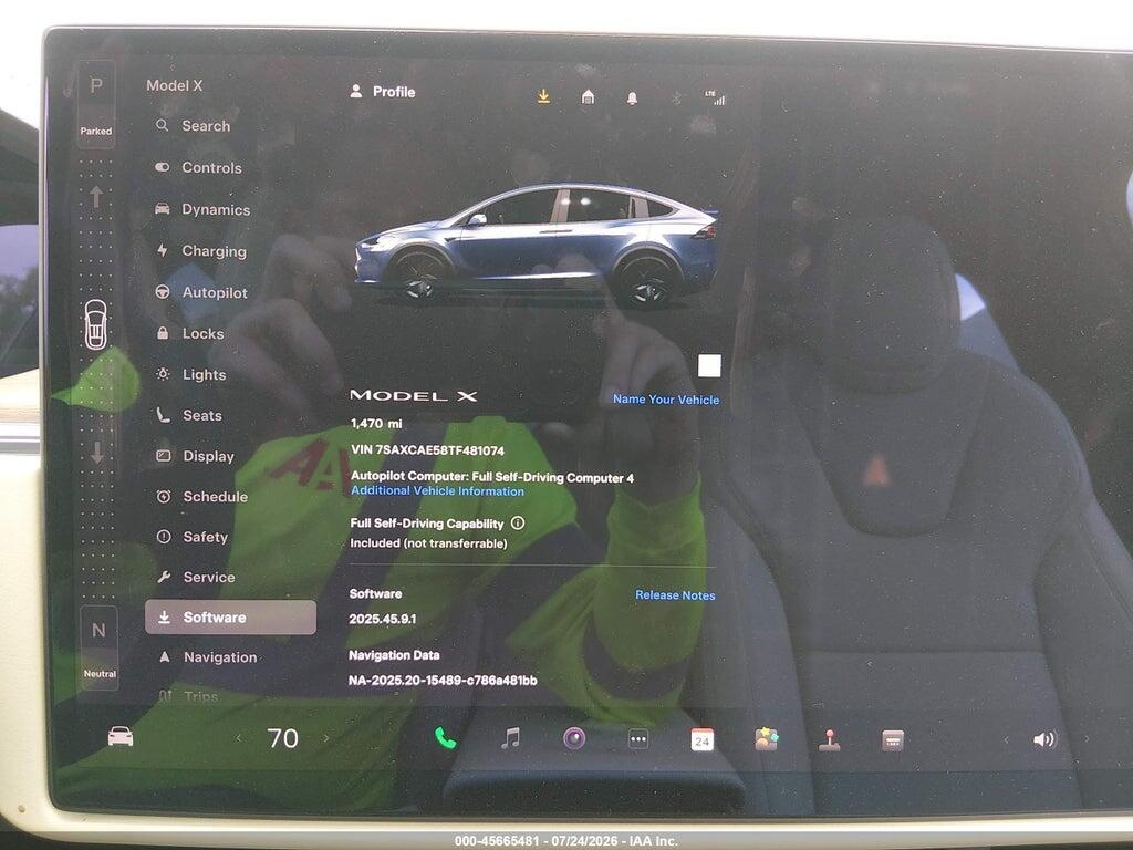 7SAXCAE58TF481074 2026 TESLA MODEL X photo no. 7