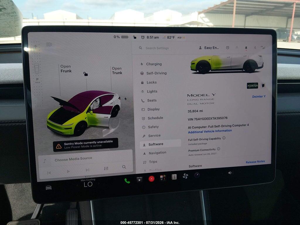 7SAYGDEEXTA395076 2026 TESLA MODEL Y photo no. 7