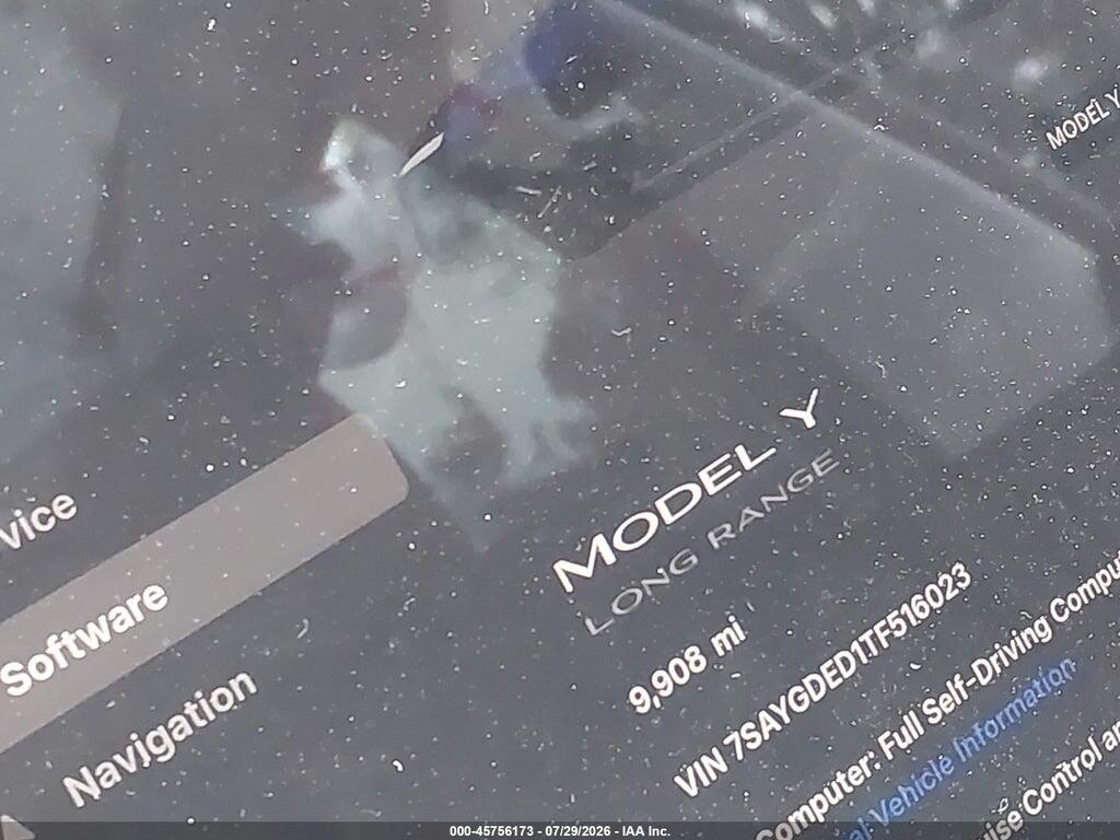 7SAYGDED1TF516023 2026 TESLA MODEL Y photo no. 7