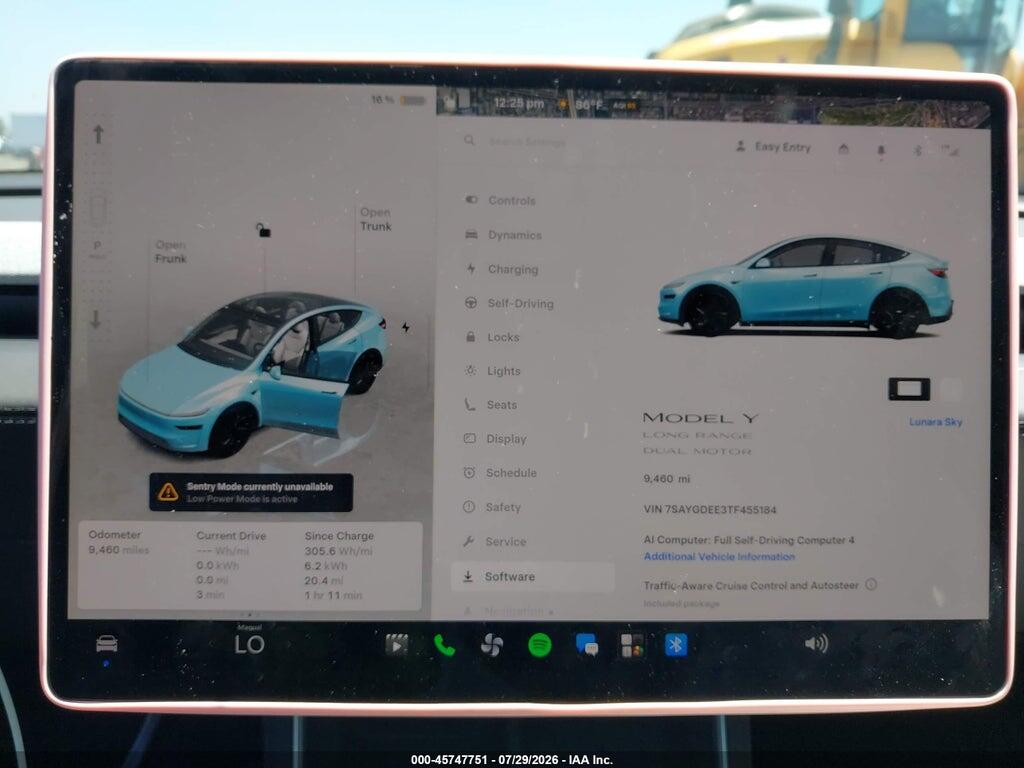 7SAYGDEE3TF455184 2026 TESLA MODEL Y photo no. 7