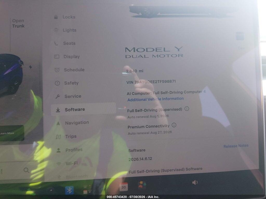 7SAYGDEE2TF598871 2026 TESLA MODEL Y photo no. 7
