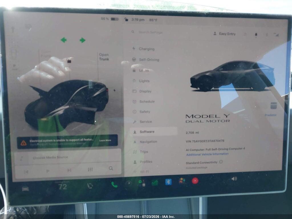 7SAYGDEE3TA670478 2026 TESLA MODEL Y photo no. 7