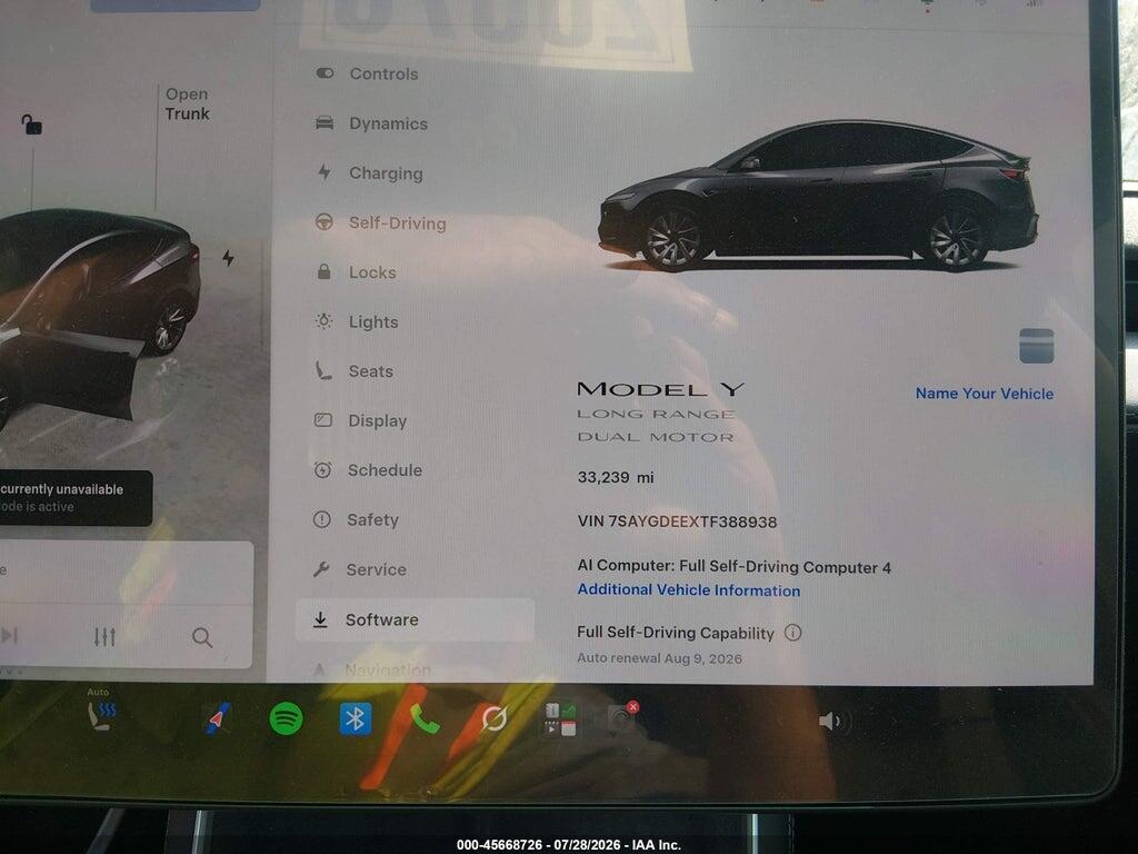 7SAYGDEEXTF388938 2026 TESLA MODEL Y photo no. 7