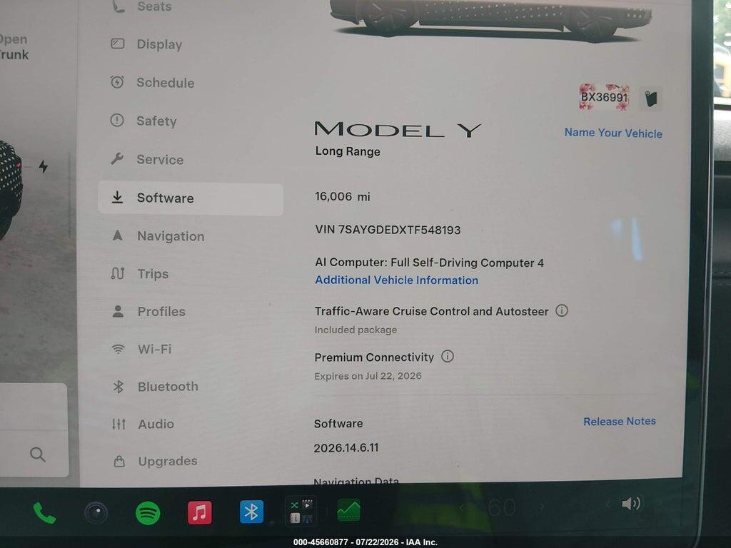 7SAYGDEDXTF548193 2026 TESLA MODEL Y photo no. 7