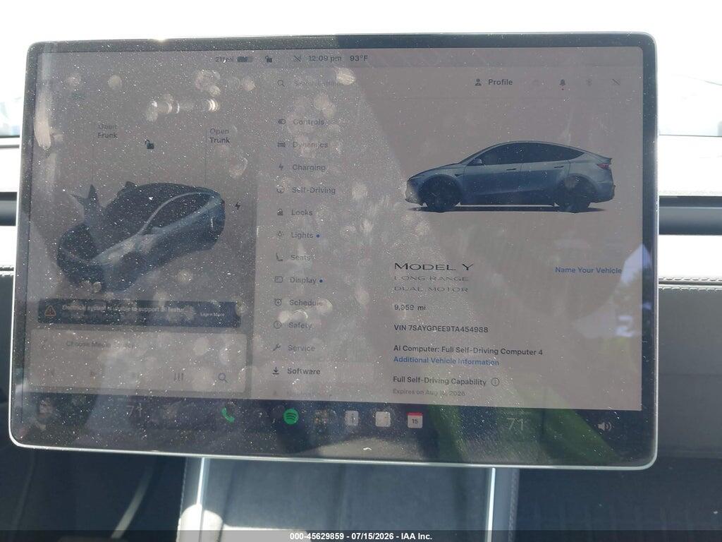 7SAYGDEE9TA454988 2026 TESLA MODEL Y photo no. 7