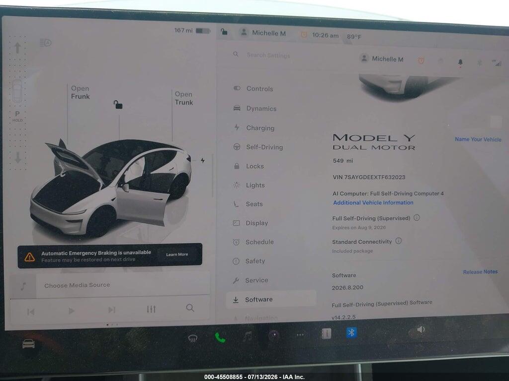 7SAYGDEEXTF632023 2026 TESLA MODEL Y photo no. 7