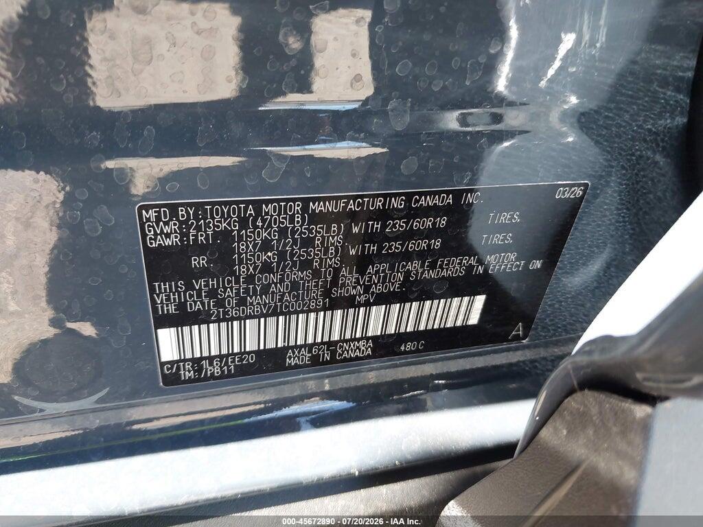 2T36DRBV7TC002891 2026 TOYOTA RAV4 photo no. 9