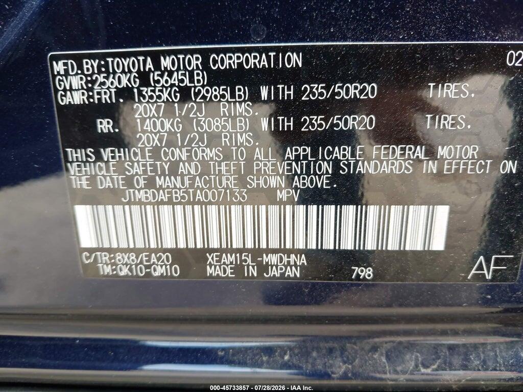 JTMBDAFB5TA007133 2026 TOYOTA BZ photo no. 9