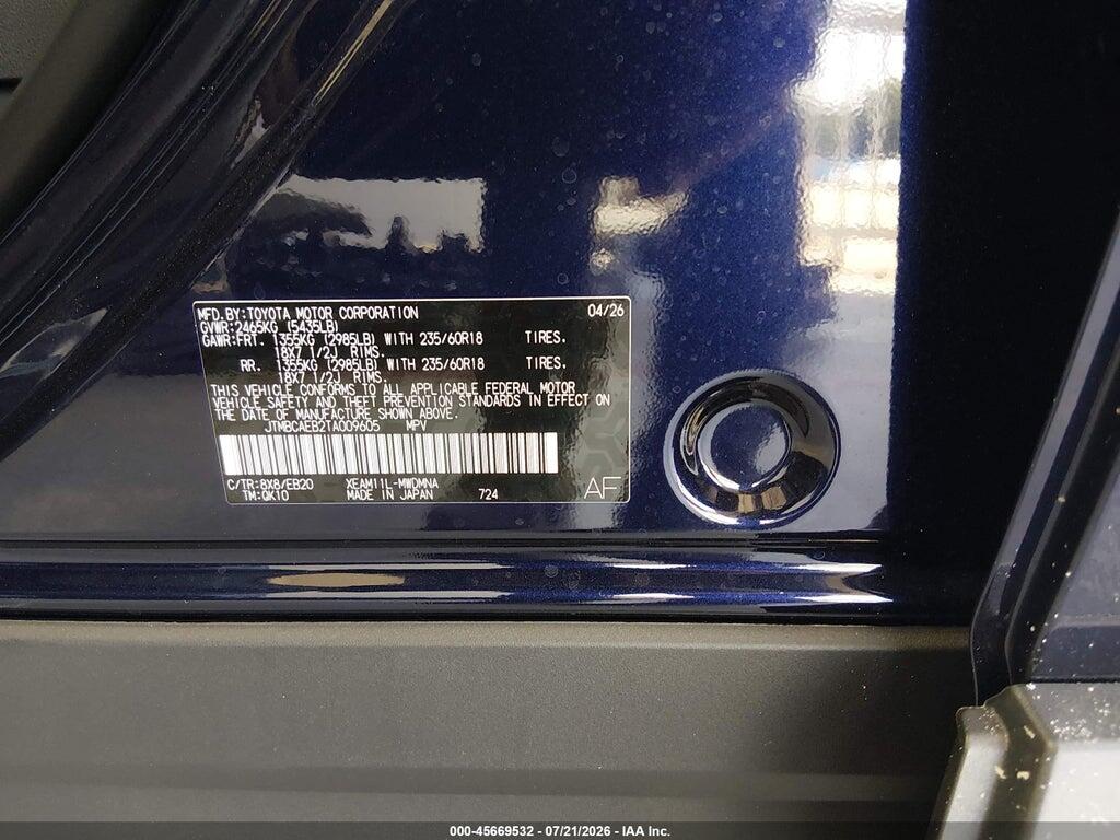 JTMBCAEB2TA009605 2026 TOYOTA BZ photo no. 9