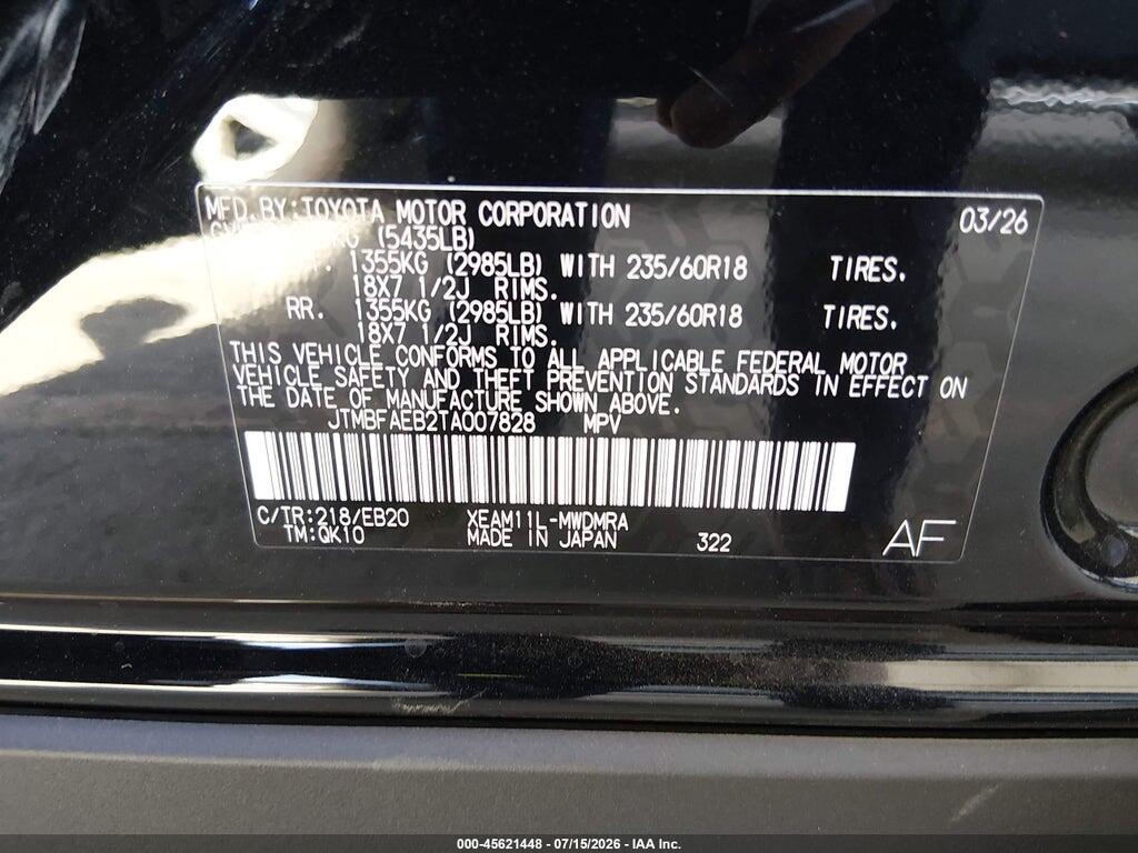 JTMBFAEB2TA007828 2026 TOYOTA BZ photo no. 9
