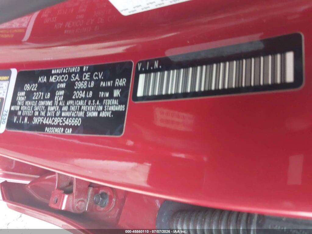 3KPF44AC8PE546660 2023 KIA FORTE photo no. 9