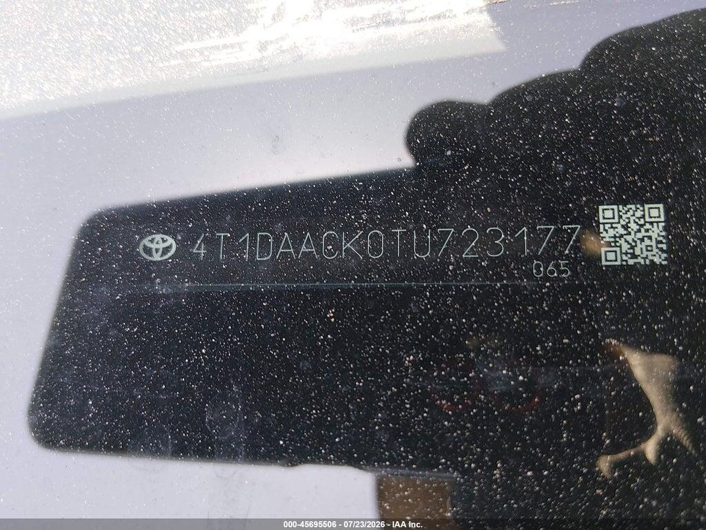 4T1DAACK0TU723177 2026 TOYOTA CAMRY photo no. 9