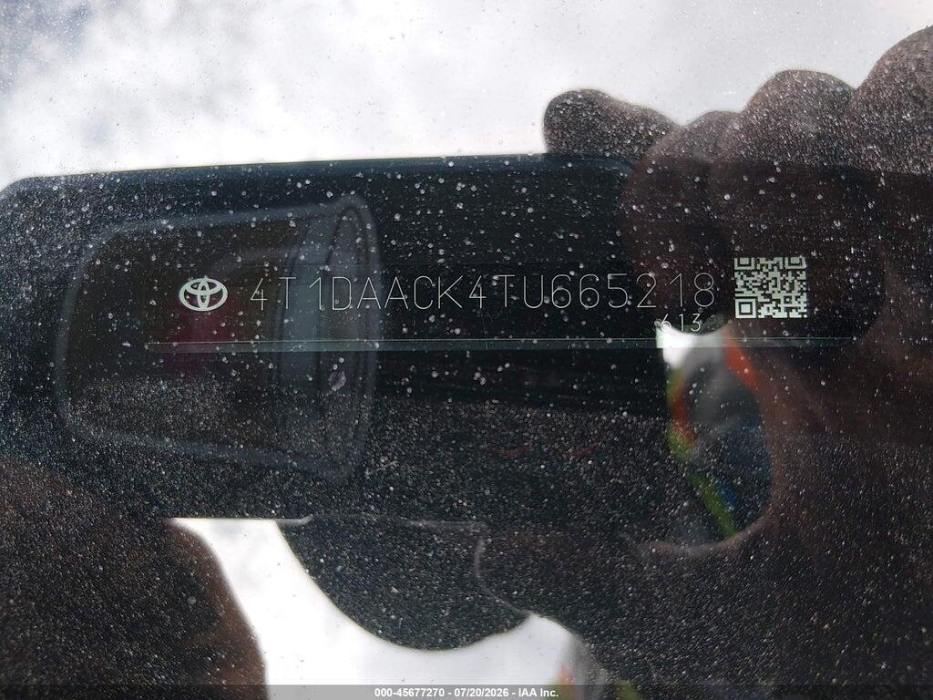 4T1DAACK4TU665218 2026 TOYOTA CAMRY photo no. 9