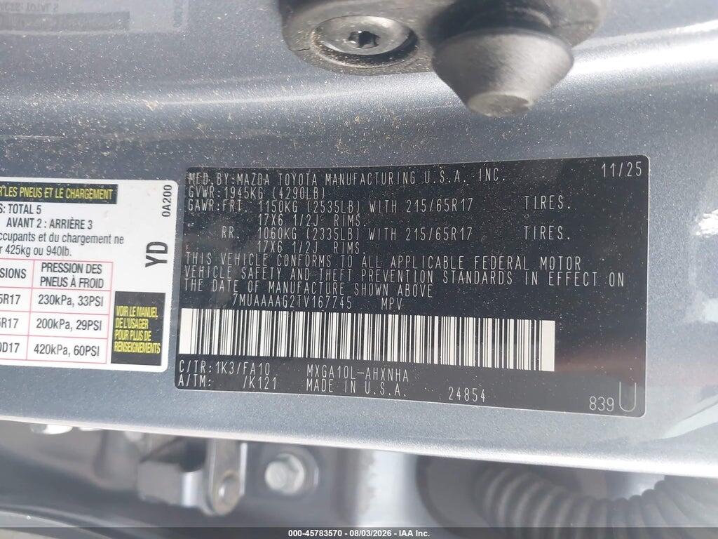 7MUAAAAG2TV167745 2026 TOYOTA COROLLA CROSS photo no. 9