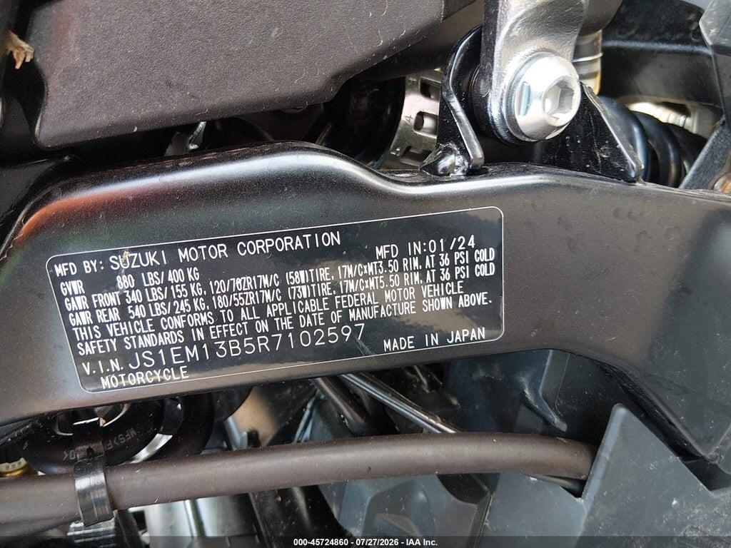 JS1EM13B5R7102597 2024 SUZUKI GSX800 photo no. 10