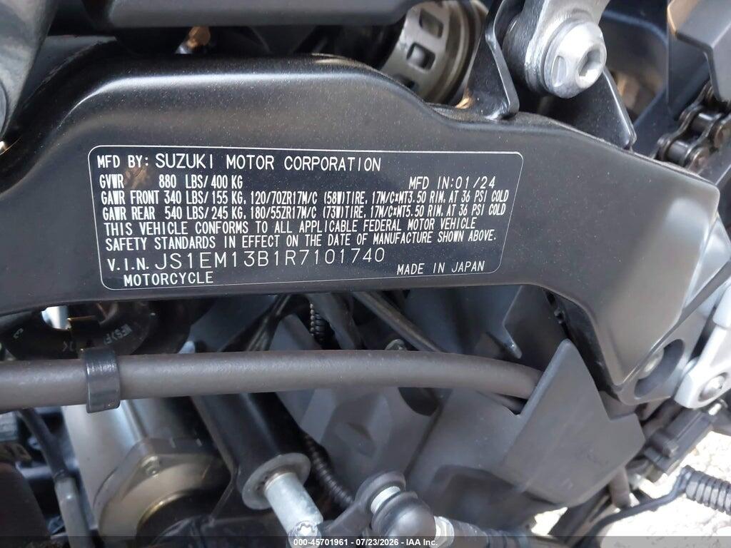 JS1EM13B1R7101740 2024 SUZUKI GSX800 photo no. 10