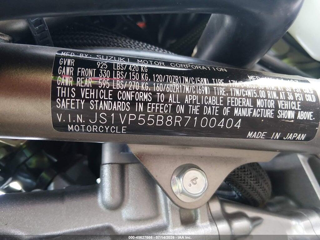 JS1VP55B8R7100404 2024 SUZUKI SV650 photo no. 10