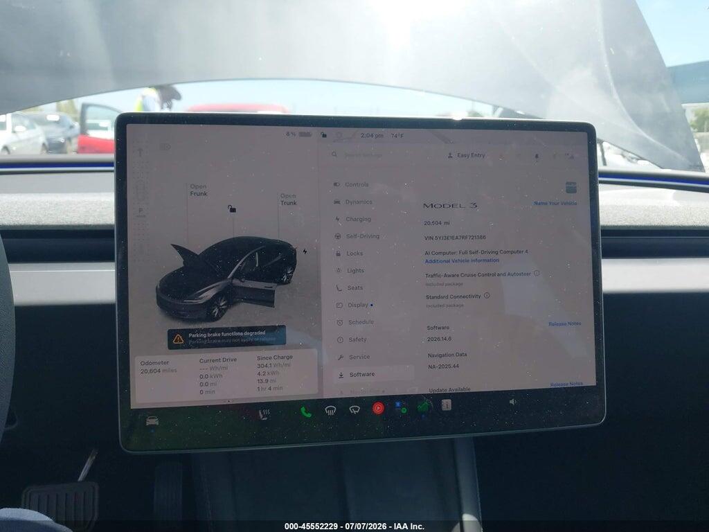 5YJ3E1EA7RF721386 2024 TESLA MODEL 3 photo no. 7