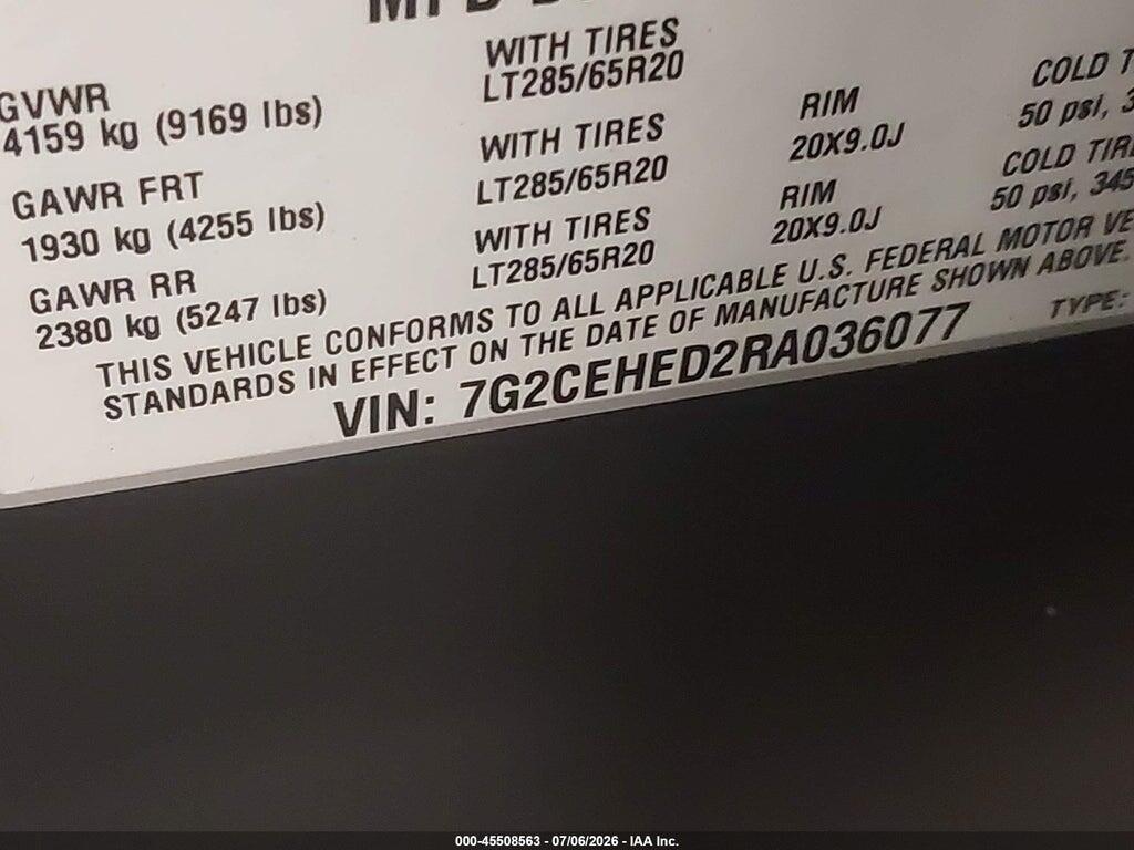 7G2CEHED2RA036077 2024 TESLA CYBERTRUCK photo no. 9