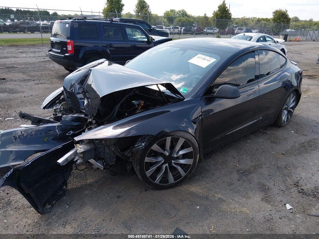 5YJ3E1EA4RF748464 2024 TESLA MODEL 3 photo no. 2